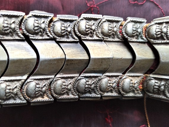 Antique Ottoman Turkish metal belt  handmade Ethn… - image 8