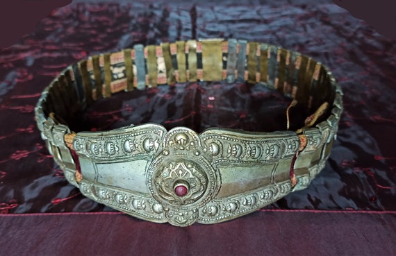 Antique Ottoman Turkish metal belt  handmade Ethn… - image 1