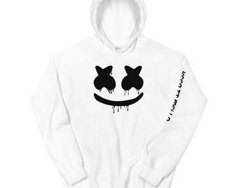 Marshmello white hoodie Clearance
