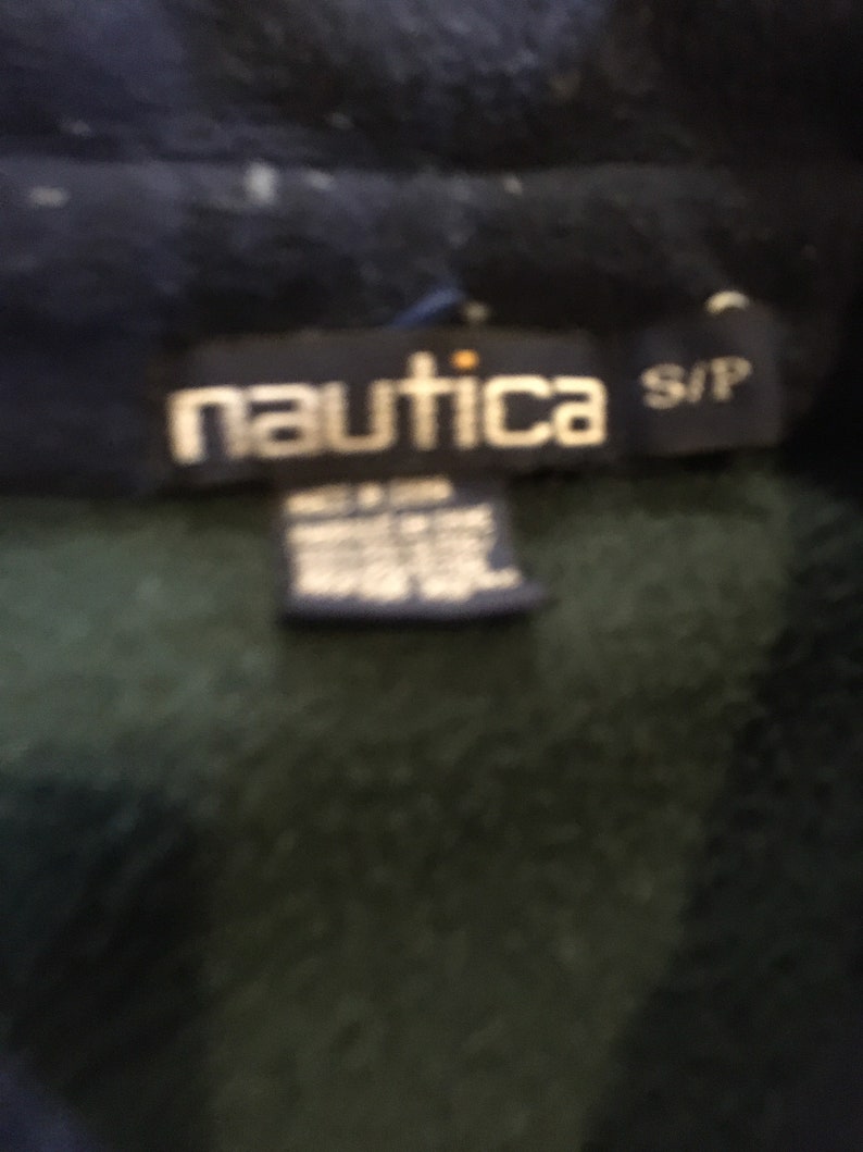 Vtg Nautica fleece sweater