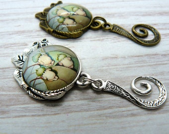 ID Badge Holder Daisy Magnetic Portuguese Knitting Pin ID Badge Holder Daisy Magnetic Portuguese Knitting Pin