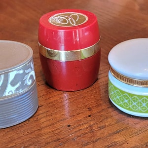 Vintage Avon Perfume Containers - Brocade - Charisma - Somewhere - mmm still smell good!