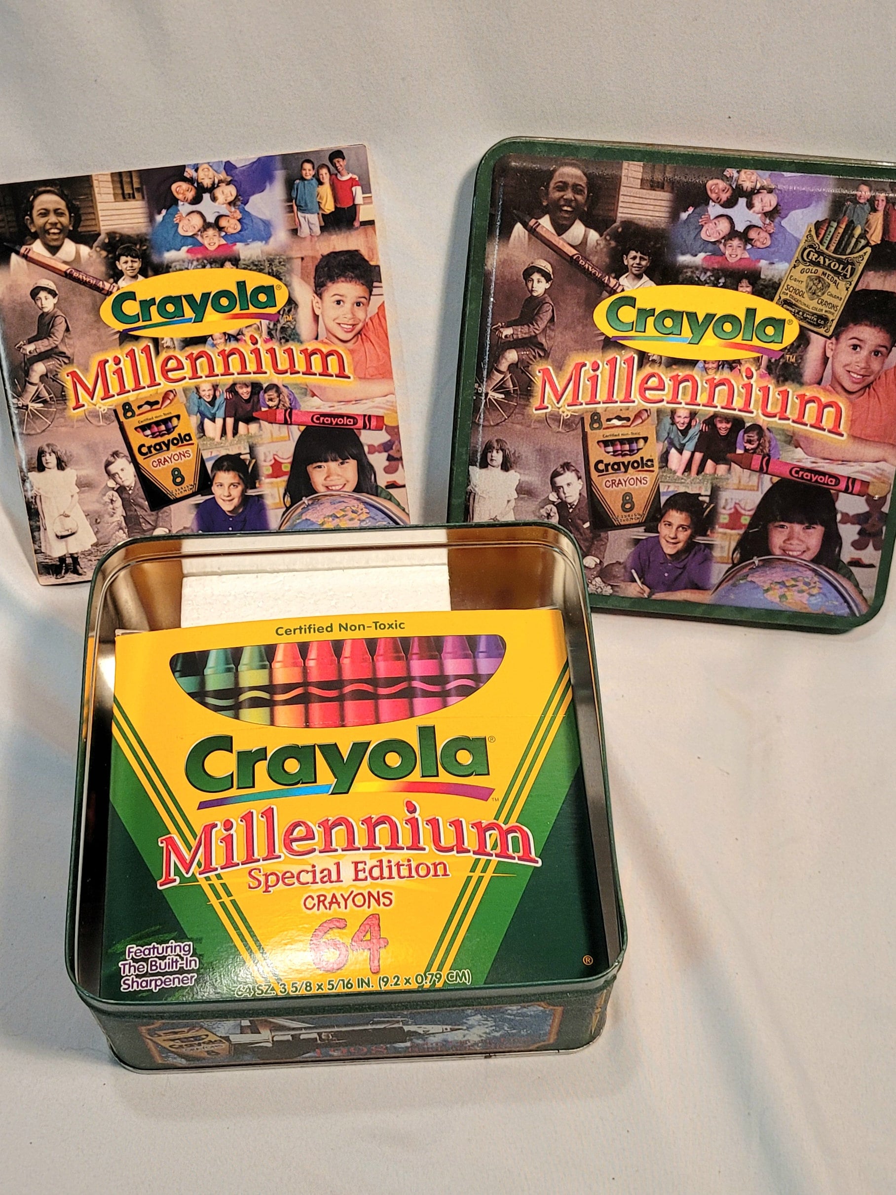 Crayola 1999 Millennium Tin Complete - New Never Used - No Shrink