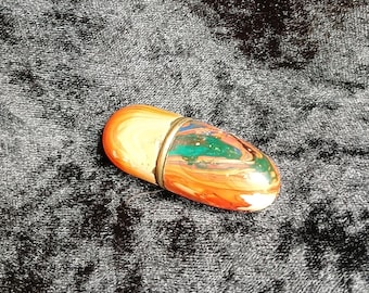 Art Deco Celluloid Sewing Kit - 2 Inch - German - 1940s - Collectible