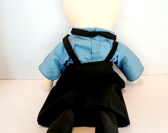 Vintage Amish Faceless Cloth Doll - 17" Long