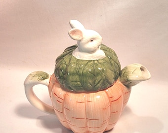Easter Bunny Teapot - Vintage - Easter Decor