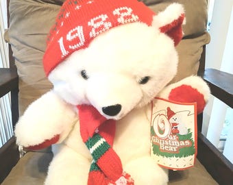 Vintage 1999 Kmart Collectible Holiday Christmas Bear - Etsy