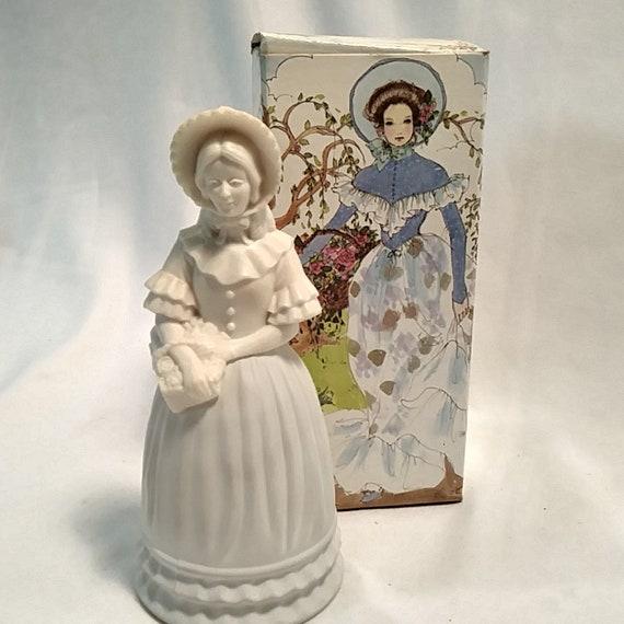 Avon Victorian Fashion Figurine Cologne Bottle EMPTY, Vintage