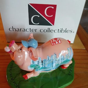Pig Figurine New Pork, New Pork - 2.25&quot; - Pig Invasion Character Collectibles