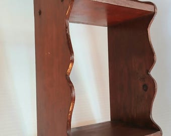 Vintage Handmade Wall Shelf - Cottagecore