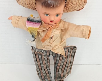 1930s Mexican Boy Sovenier  Doll