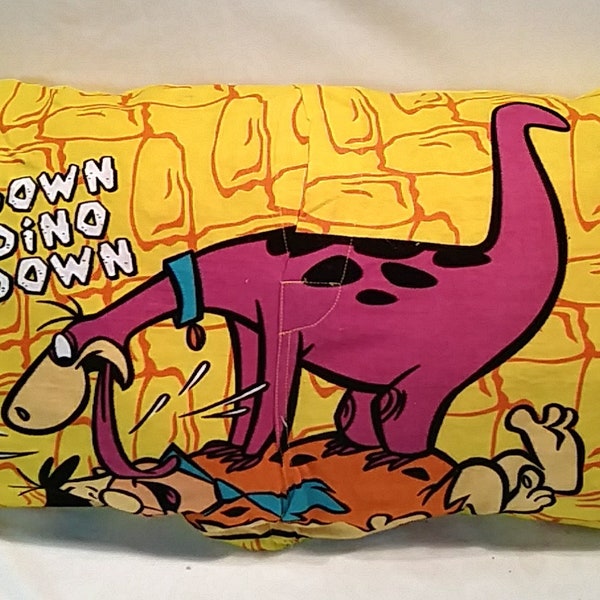 SALE!! Vintage Yellow Dino the Dinosaur Pillow - Retro - Fun Gift - Display - Collectible - Super Soft!