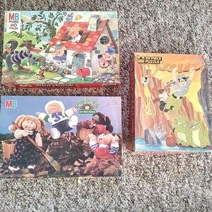 Vintage Childrens Puzzles - 1978 & 1984 - Original Boxes - Retro Fun!