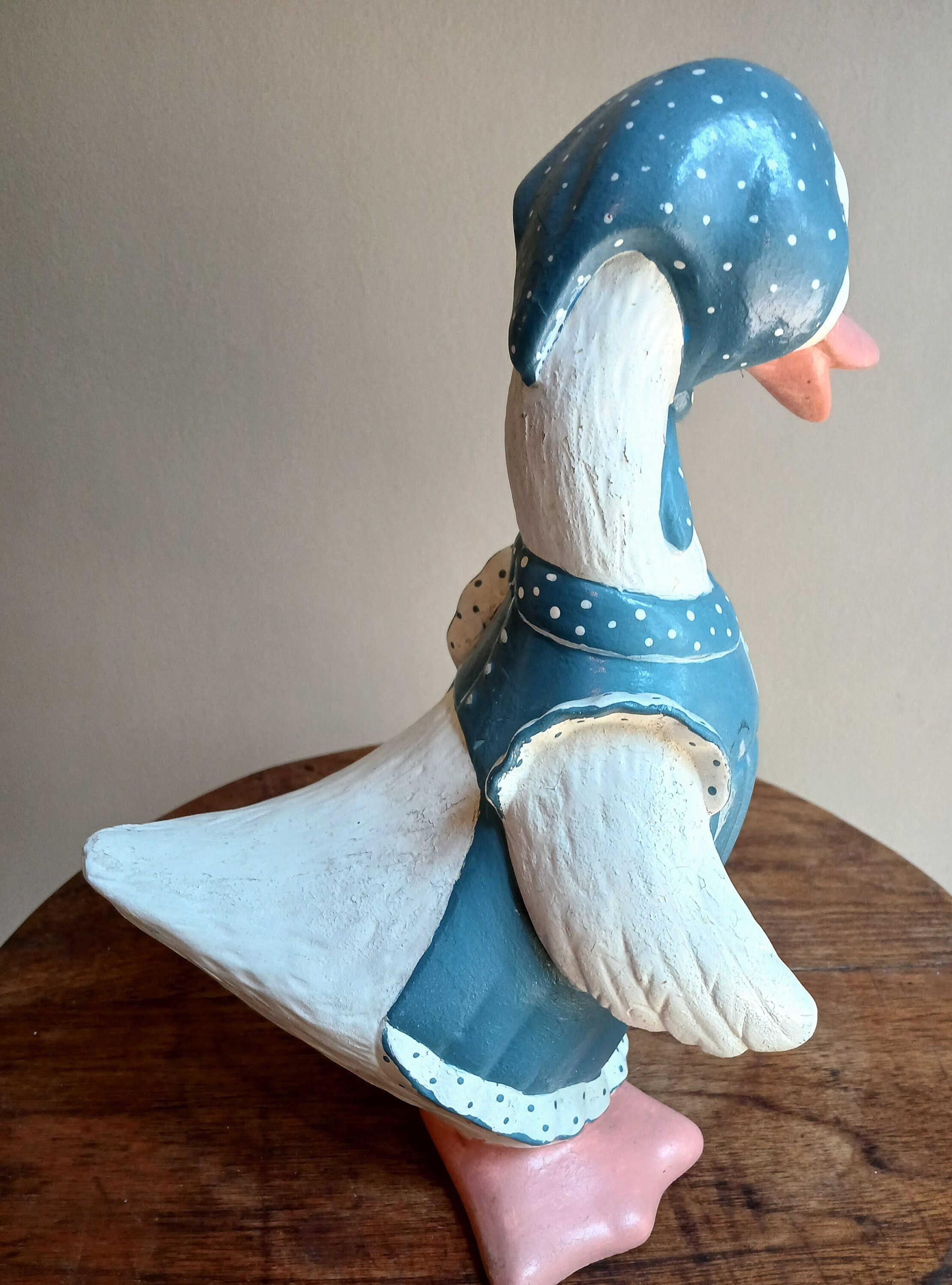 1980s Ceramic Mother Goose Figure - 9.5