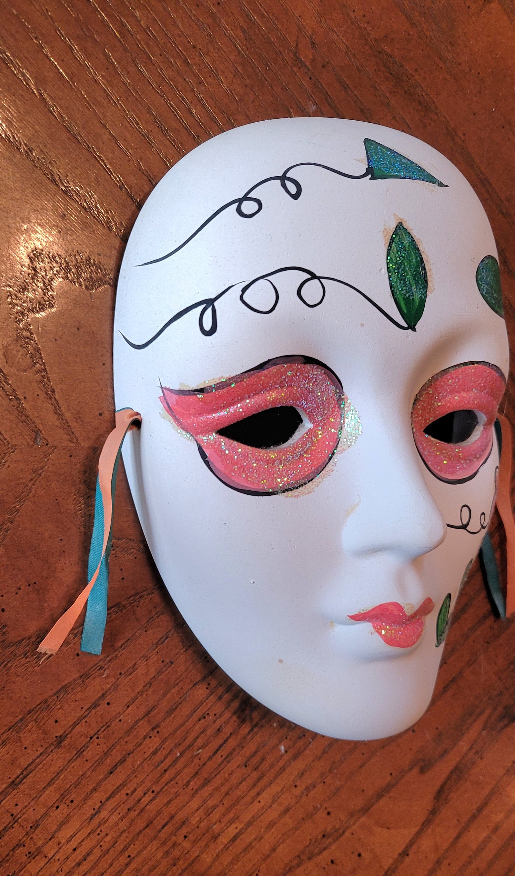Masld Ribbon Vintage Face Mask - Wall Décor - Ribbons - Etsy