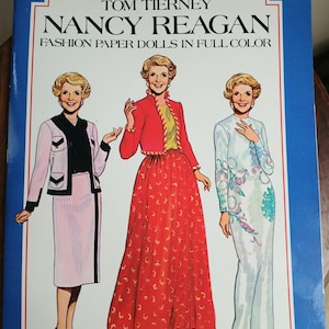 Nancy Reagon UNCUT Fashion Paper Dolls - Full Color - 1983 - Excellent Condition - Collectible Giftable