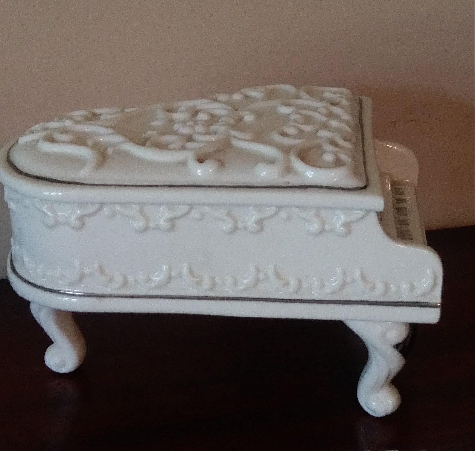SALE Enesco 1995 Vintage Music Box Piano 25th Anniversary Etsy