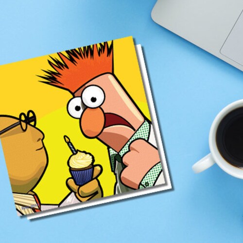 Beaker's the Muppets Birthday Blowout Greetings Card Etsy