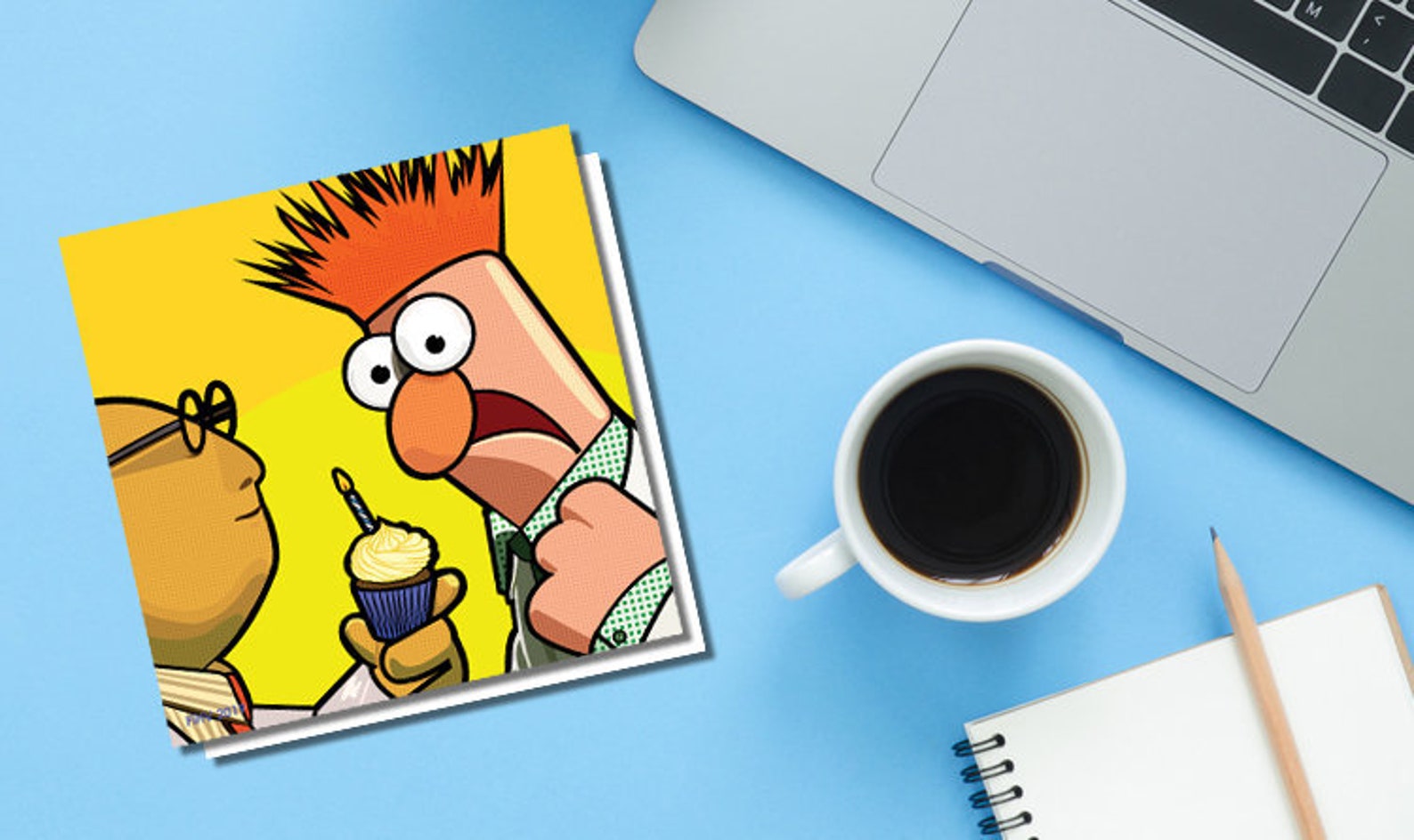 Beaker's the Muppets Birthday Blowout Greetings Card Etsy