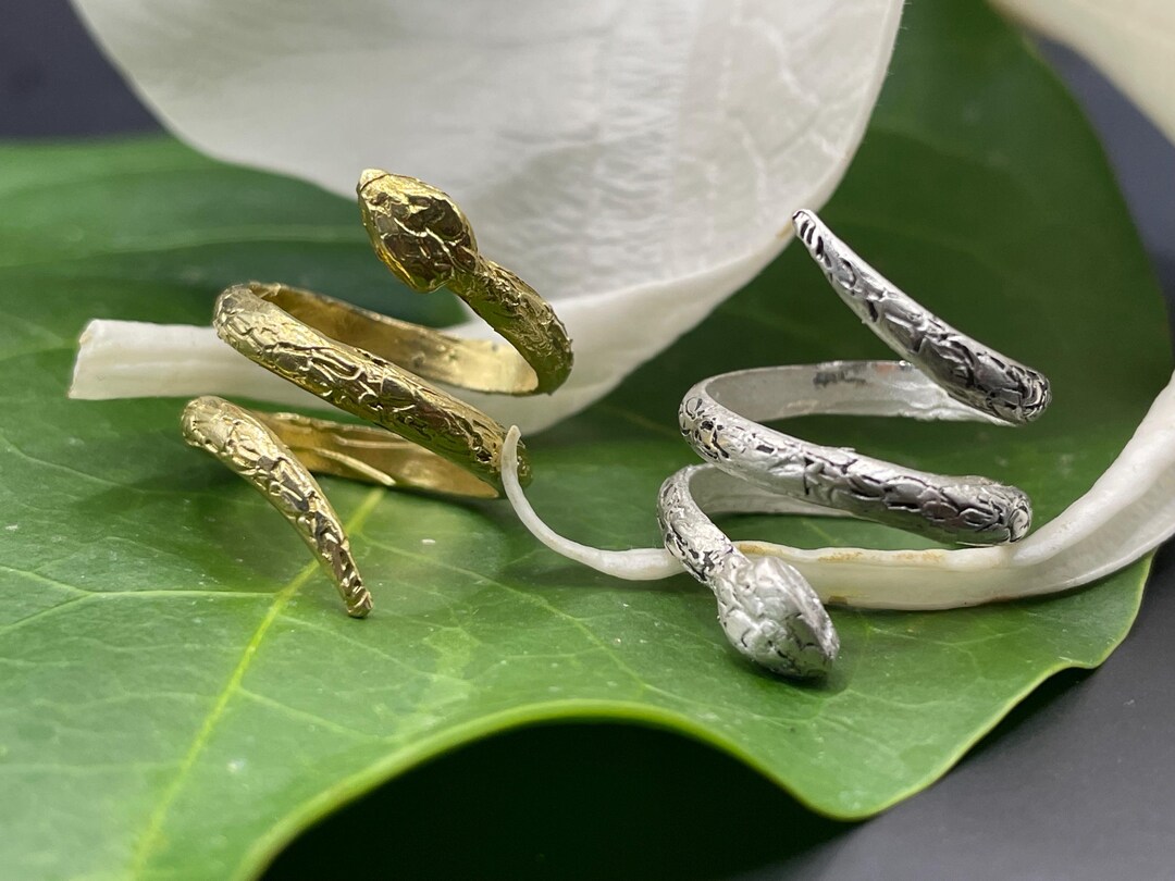 Midi Snake Ring, Pinky Ring, Phalanx Rings, Small Snake, Snake Ring - Etsy