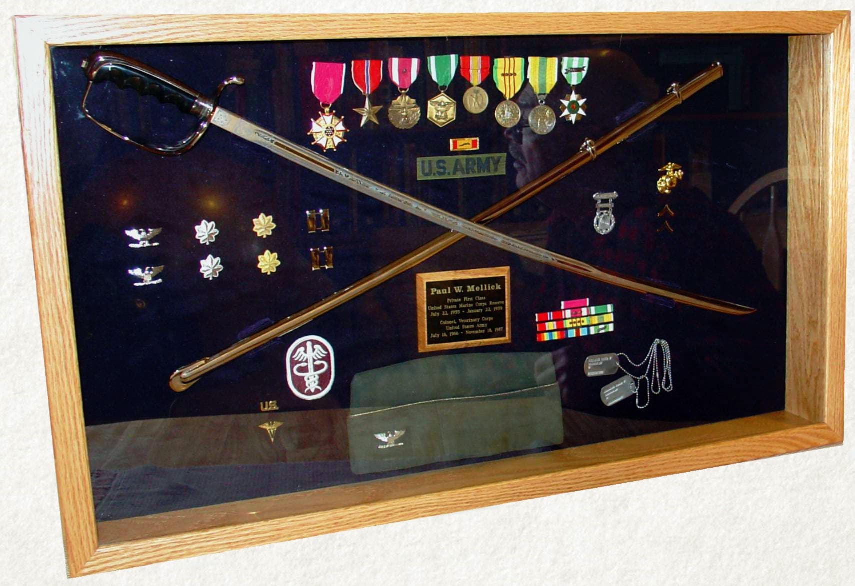 Military Sword Display Case Etsy