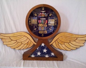 Air Controller Rate (USN) Shadow Box