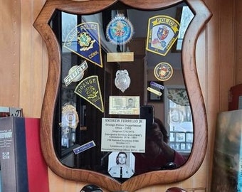 Protect and Serve Shadow Box Display Case