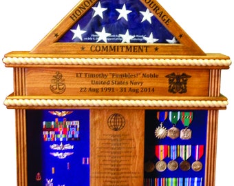 Home of the Brave (Dog House Style) Shadow Box