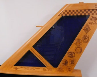 F-16 Fin Flash Shadow Box