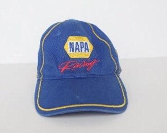 vintage NAPA racing 1990s embroidered y2k baseball hat cap 90s vintage -- adjustable back