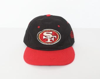 希少❗️NFL サンフランシスコ 49ers ヴィンテージ キャップ つば裏緑 80年代サンフランシスコ・フォーティナイナーズ プロラインスポーツ