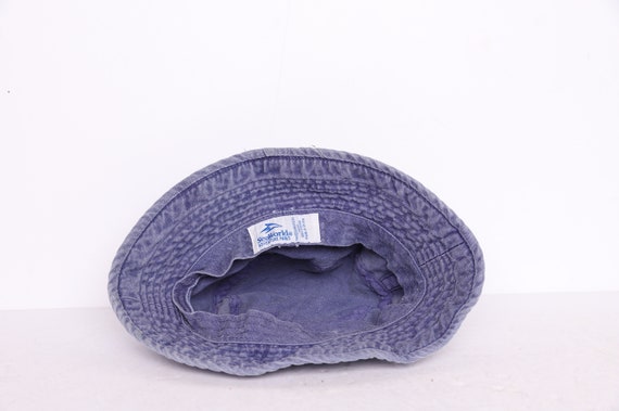 vintage PURPLE/Blue bucket hat 1990s y2k bucket h… - image 4