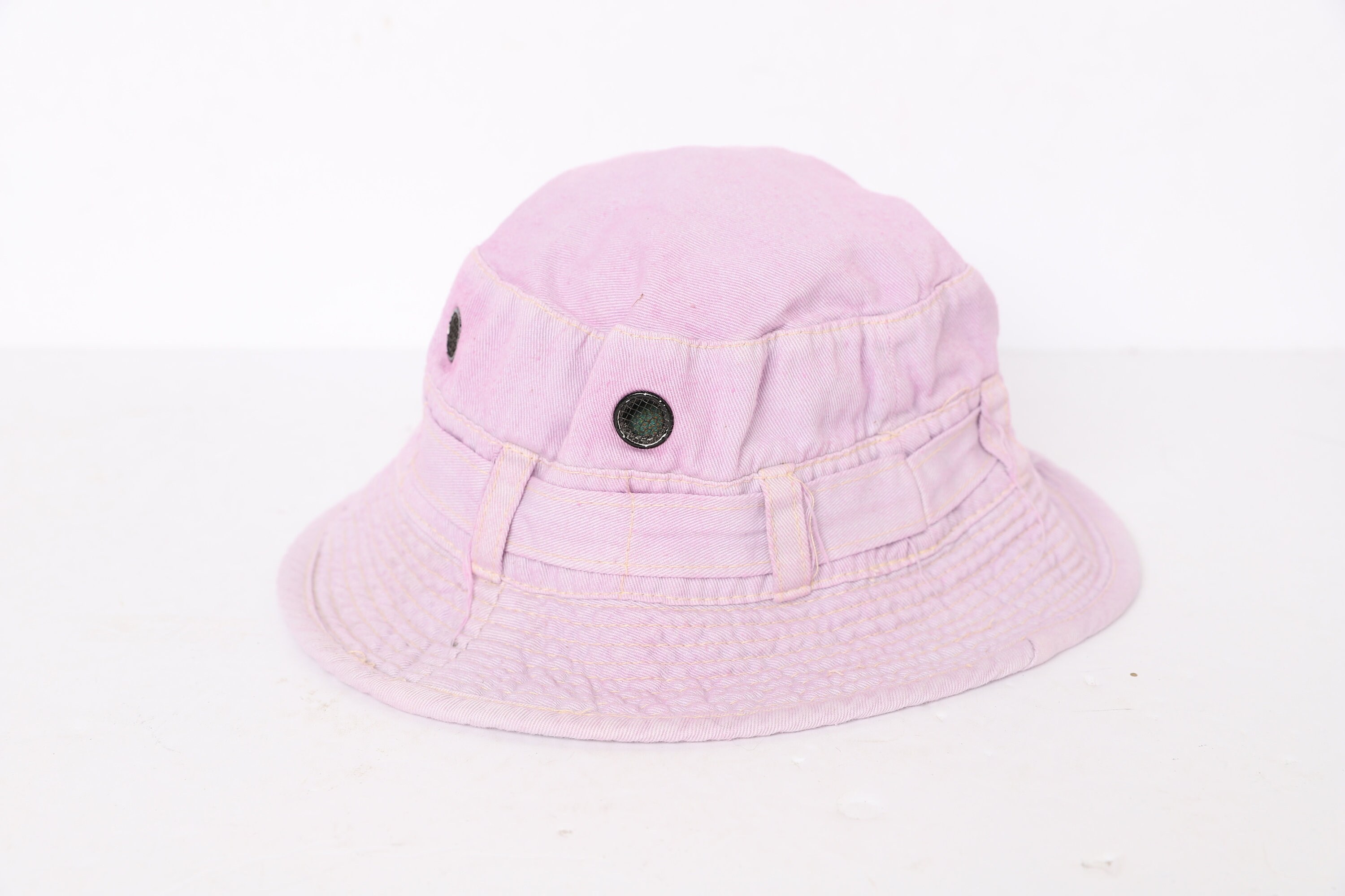 Vintage Lavender DENIM Bucket Hat 