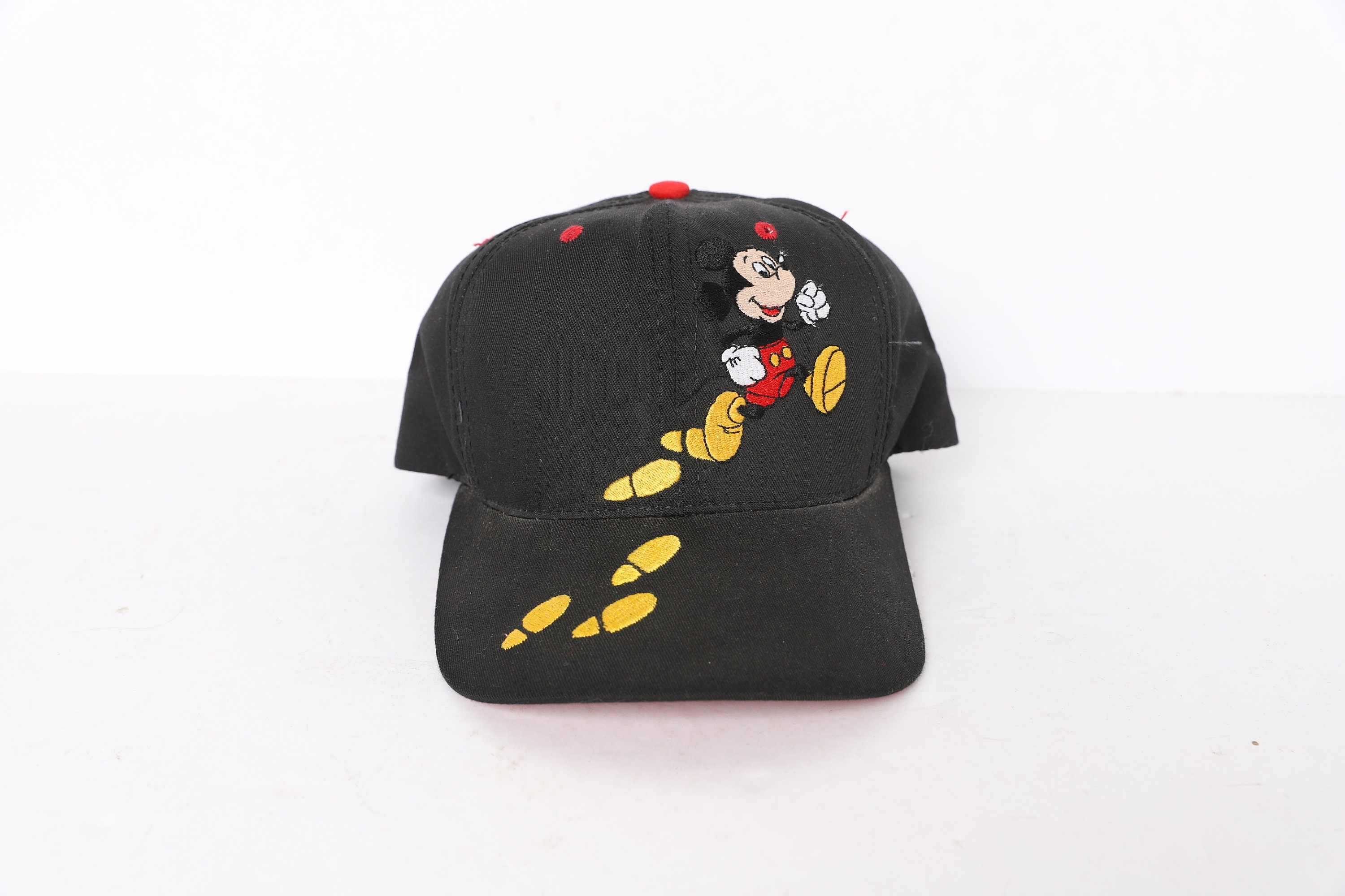 Vintage Disney Mickey Mouse Big Logo New Era Snapback M-L Cap Hat Accessories Hats & Caps Baseball & Trucker Caps 