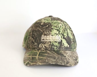 Vintage DUCK DYNASTY real tree camo vintage snapback style CAMOUFLAGE baseball hat -- Free Shipping U.S.A