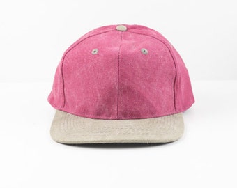 vintage 1990s y2k TWO tone dad hat color block vintage baseball hat -- adjustable back to fit all sizes