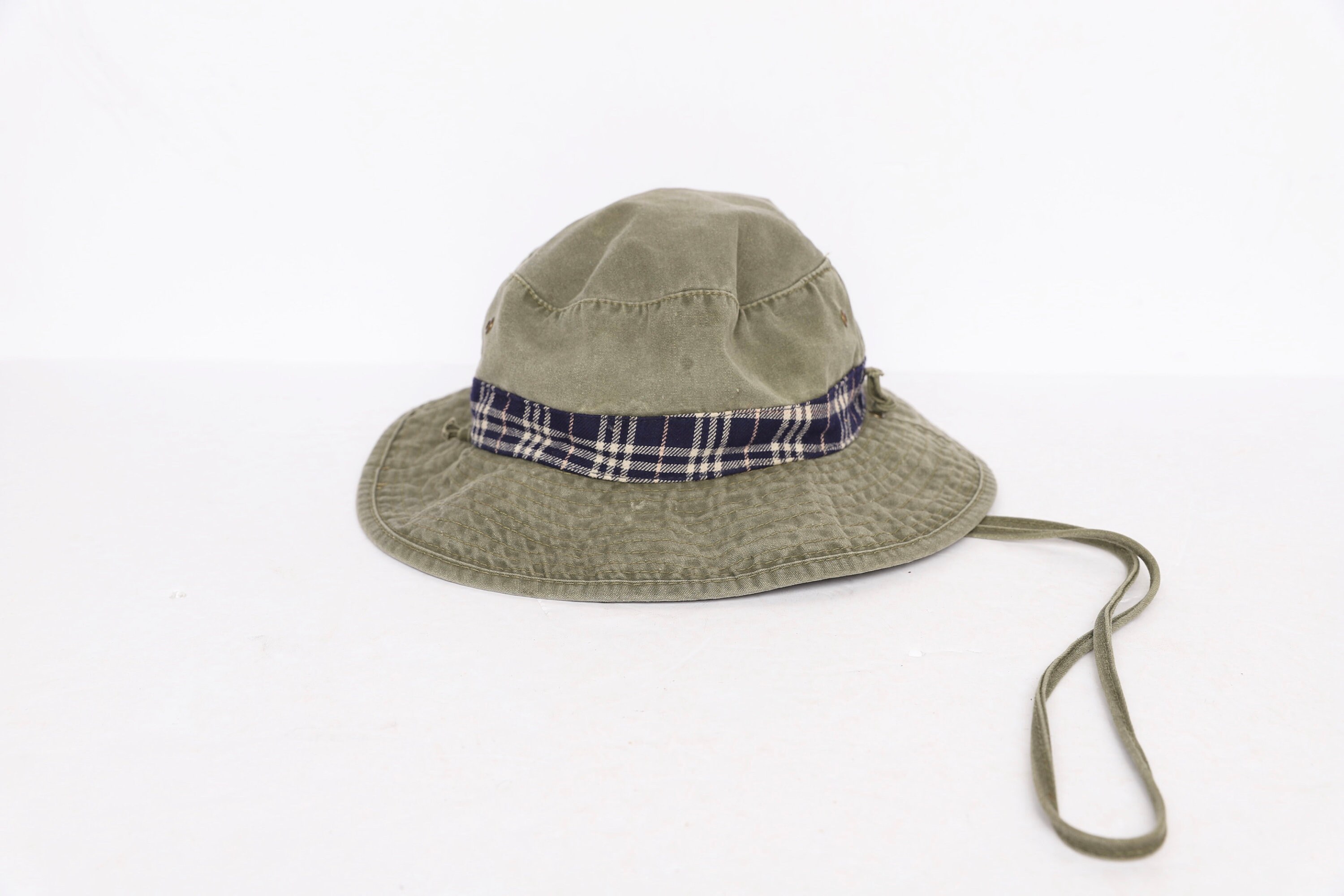 Tan \u0026 Plaid Ringer 90s BUCKET Safari 