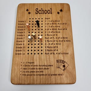 Jeu de société scolaire - jeu de cartes - rami