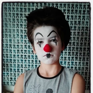 clown nose - ROUND NOSE - KIKI- natural rubber
