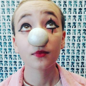 Clown Nose POMPON handmade rubber nose image 2
