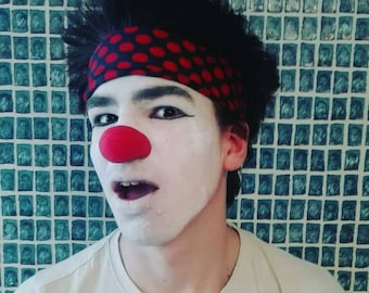 red clown nose  / DIEGO  nose - rubber nose