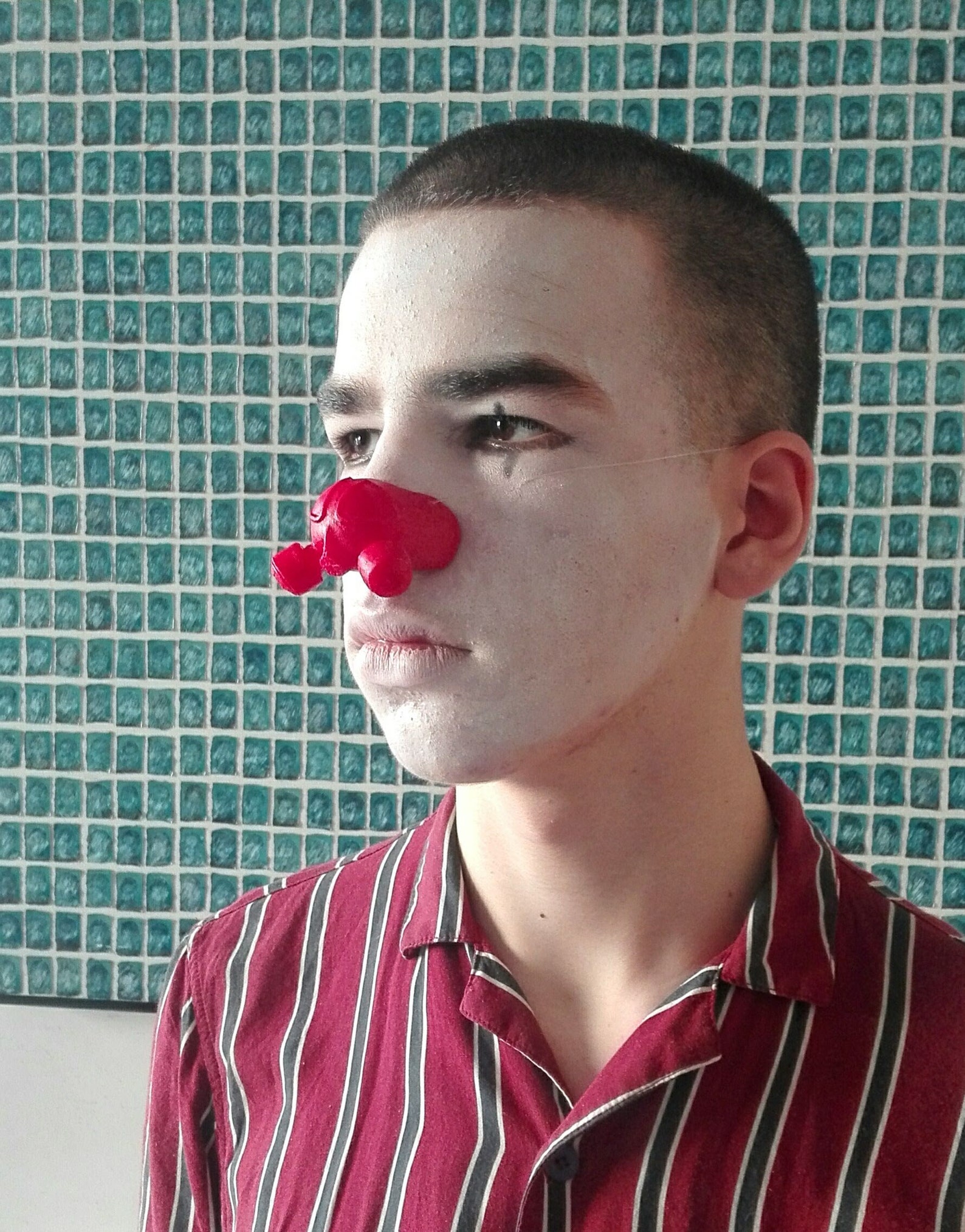 Red clown nose / STAY CONFI NEZ rubber nose Etsy