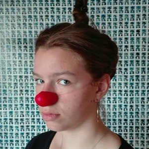 Clown Nose Anouk rubber red nose unisexe image 4