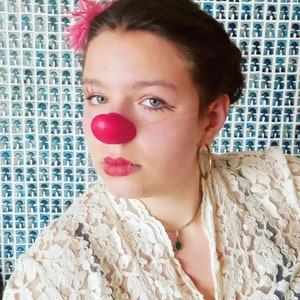 clown nose - LIZETTE- natural rubber