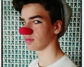 rubber clown nose - Popov - handmade