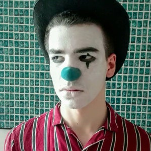 Clown Nose Anouk rubber red nose unisexe Azul