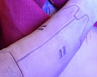 Unpainted Cyborg Arm Prosthetic (unpainted) Cosplay, LARP, sfx, Halloween, cyberpunk - READ description