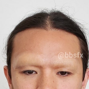 Augenbrauenblöcke/-abdeckungen/blocker Verkapseltes Silikon (unbemalt), sfx, Cosplay, Larp, Horror, Halloween, Makeup