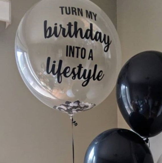 Drake Turn My Birthday Into A Lifestyle Balloon Etsy