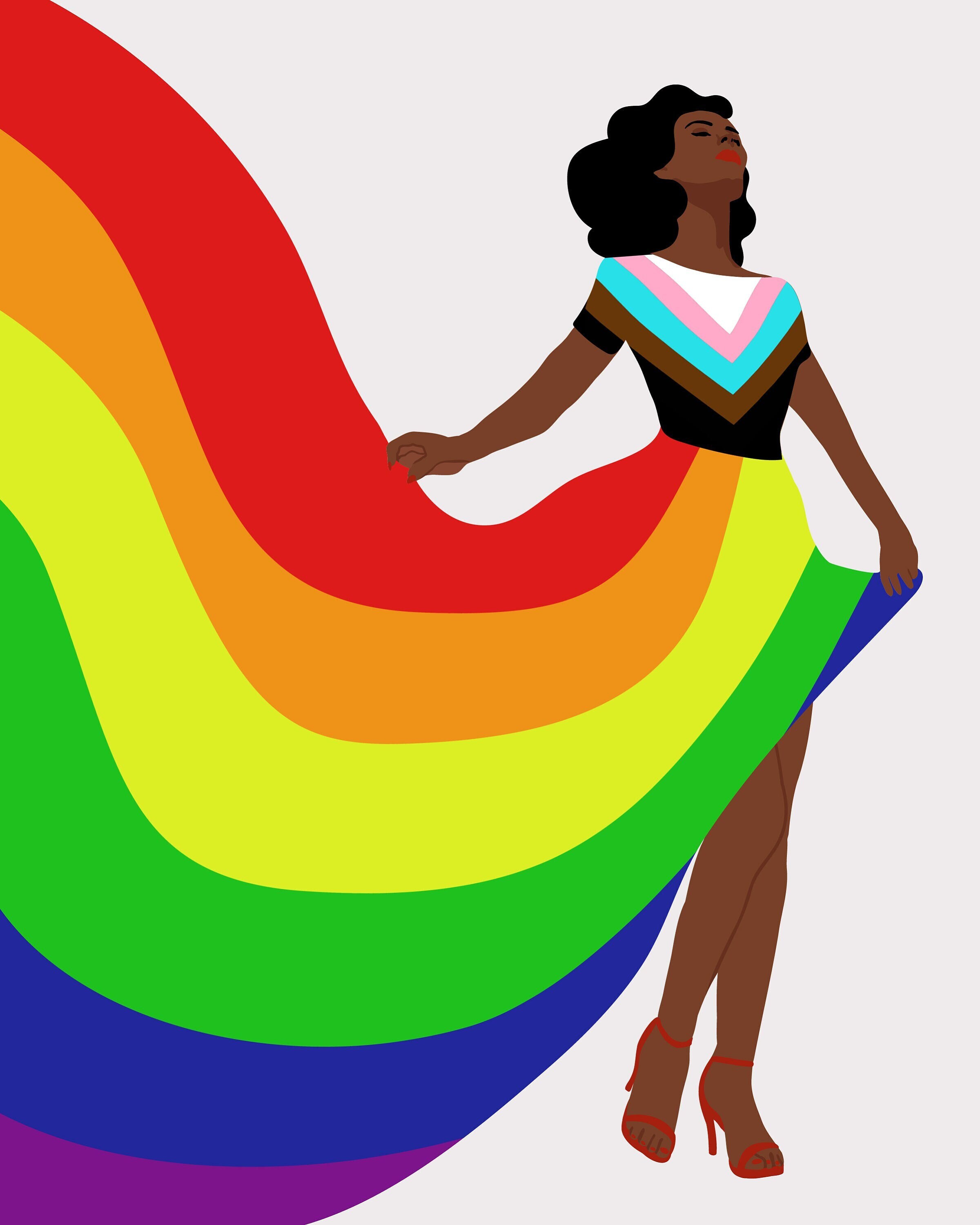 Gay Pride LGBTQIA Art Print Etsy